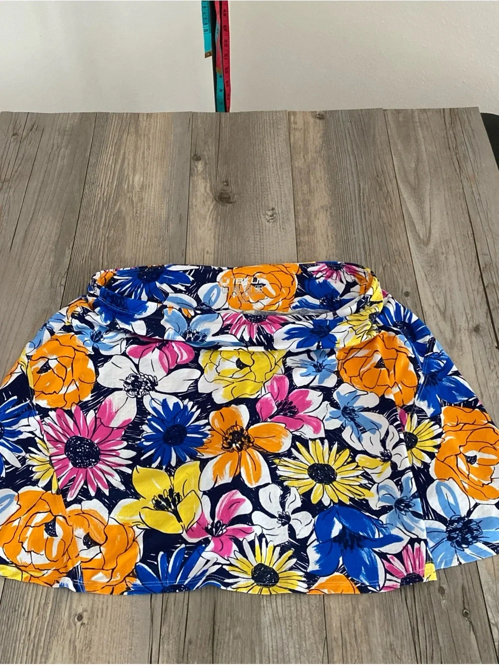 IBKUL Skort Women’s Floral UPF 50+ Athletic Golf Tennis Bursting Color Medium